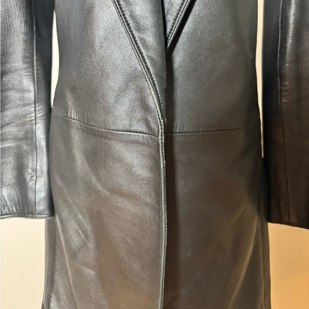 Vintage Gianni Versace black lambskin leather blazer jacket, fw 1997 - RARE! - Picture 11 of 13